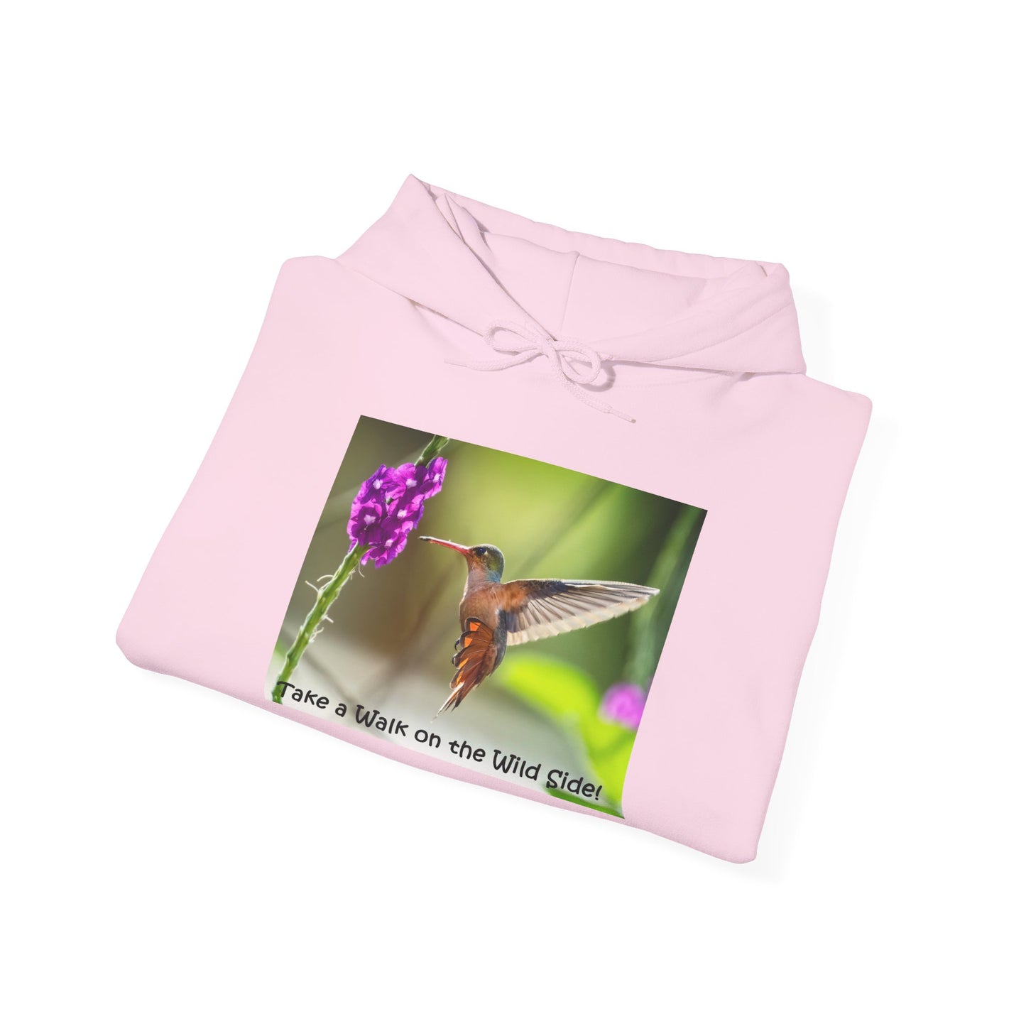 Costa Rican Rufous-tailed Hummingbird in flight - Heavy Blend™ Hooded Sweatshirt