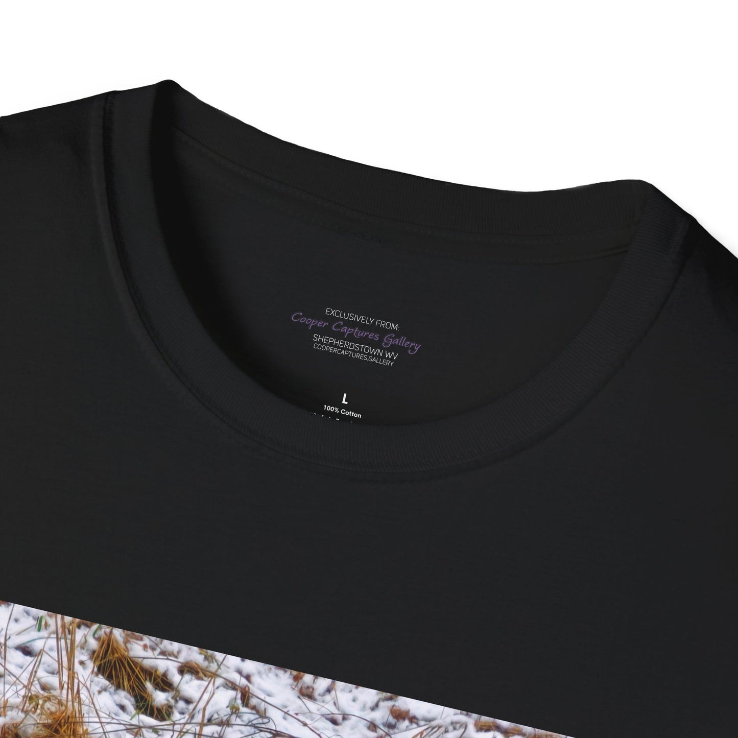 Red Fox in the snow, resting - T-shirt