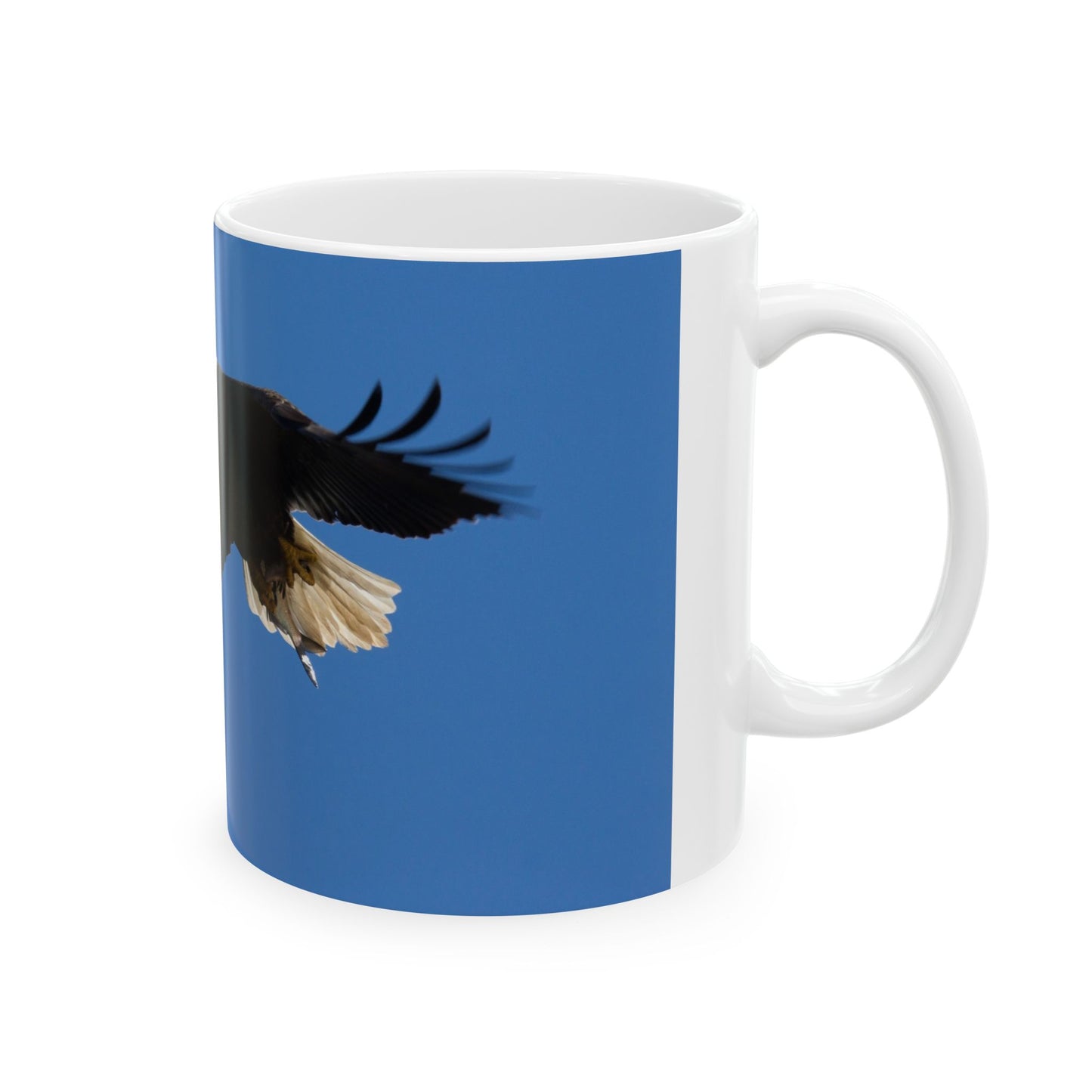 American Bald Eagle - White interior mug