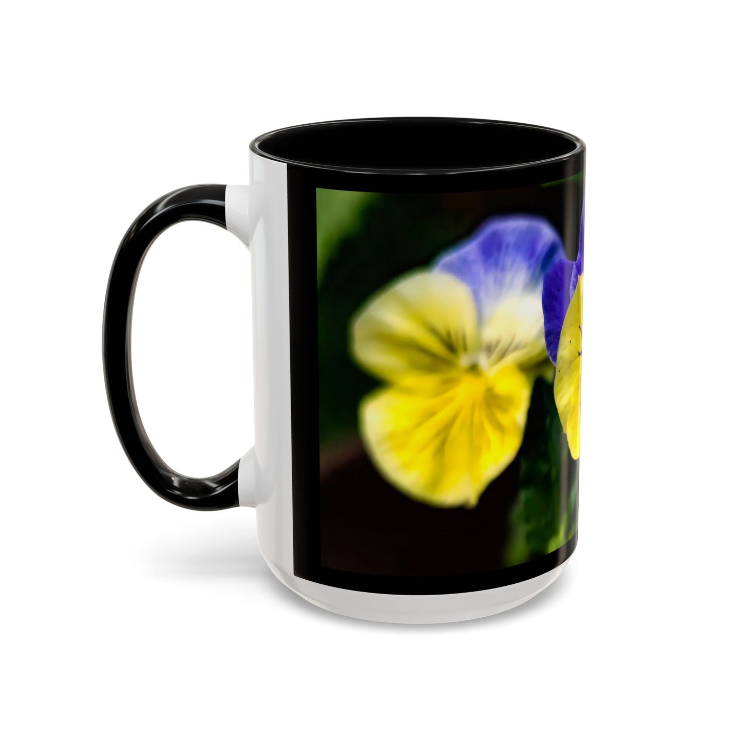 Pansies - Variable color interior mug