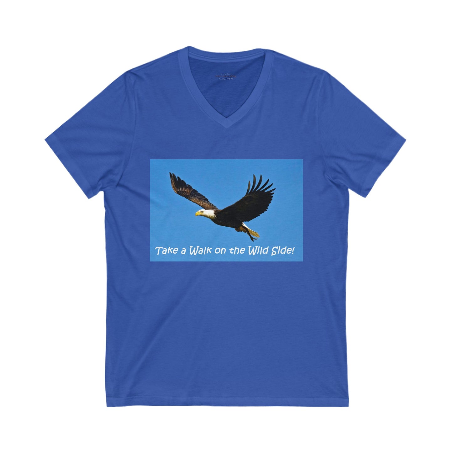American Bald Eagle in flight - V-Neck Tee-Shirt