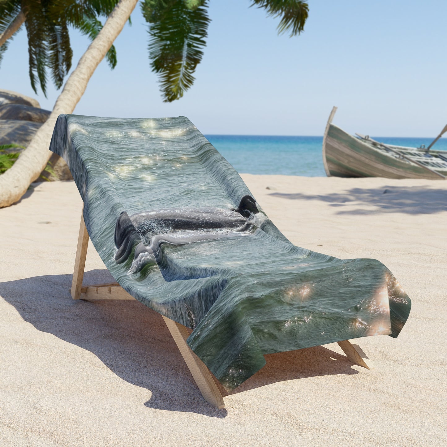 Dolphin Pair Beach Towel