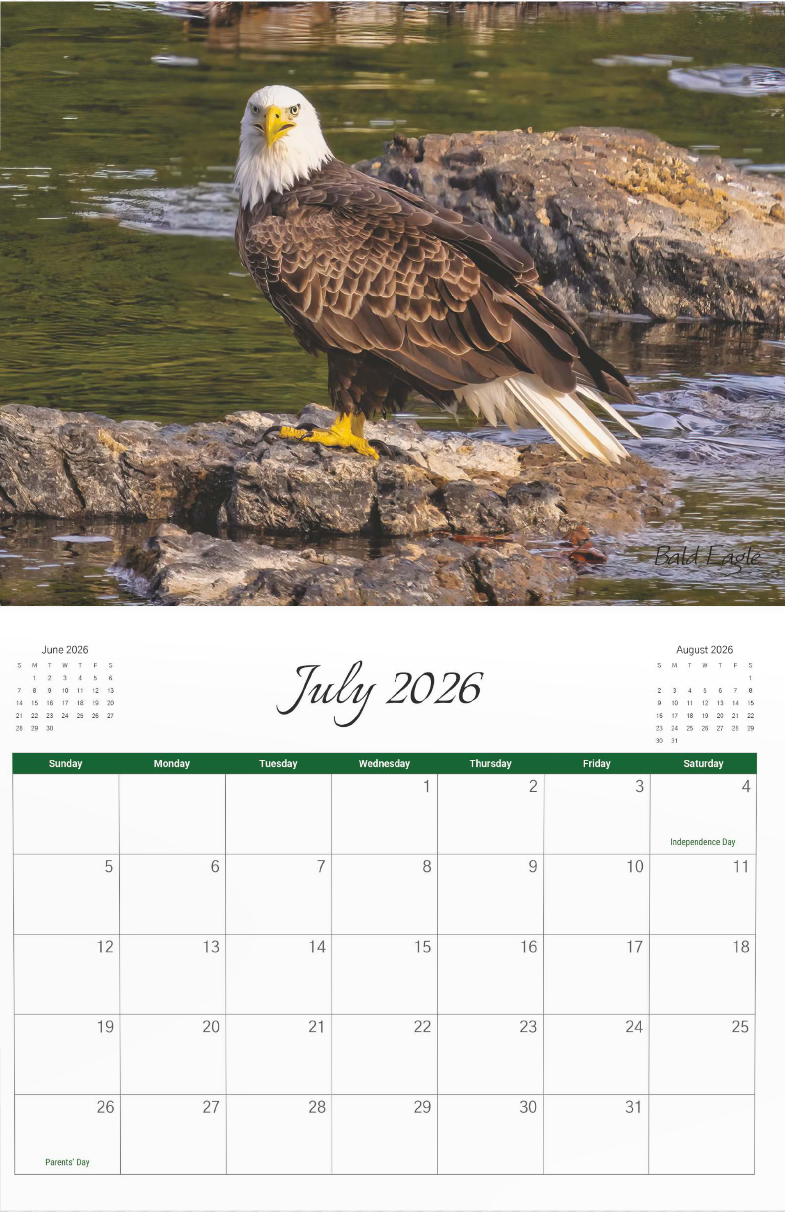 2026 Bird Calendar
