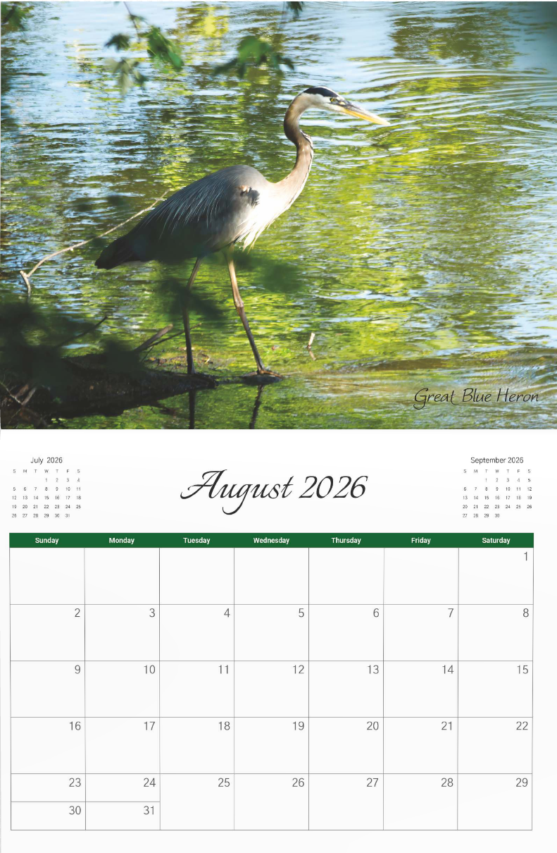 2026 Bird Calendar