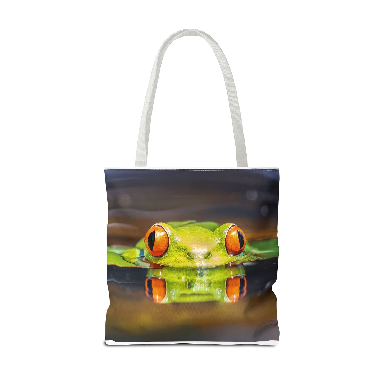 Colorful Frog Tote Bag - Eco-Friendly Wildlife Lover's Accessory