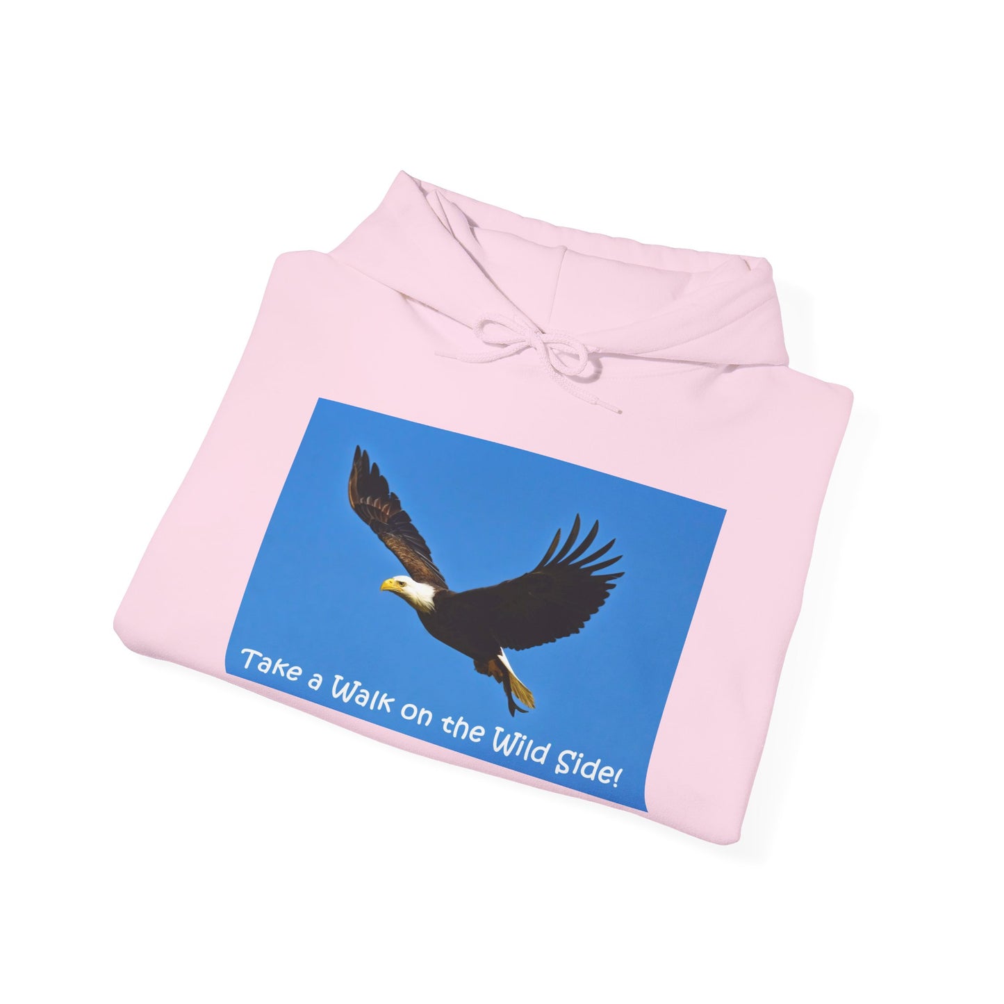 American Bald Eagle in Flight - Heavy Blend™ Hooded Sweatshirt
