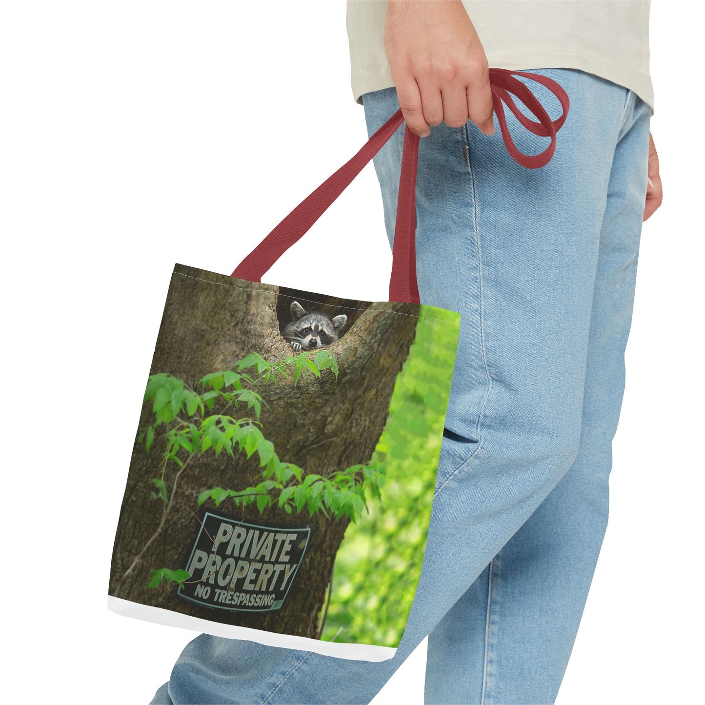 Whimsical Raccoon Tote Bag – Nature Lover’s Eco-Friendly Bag
