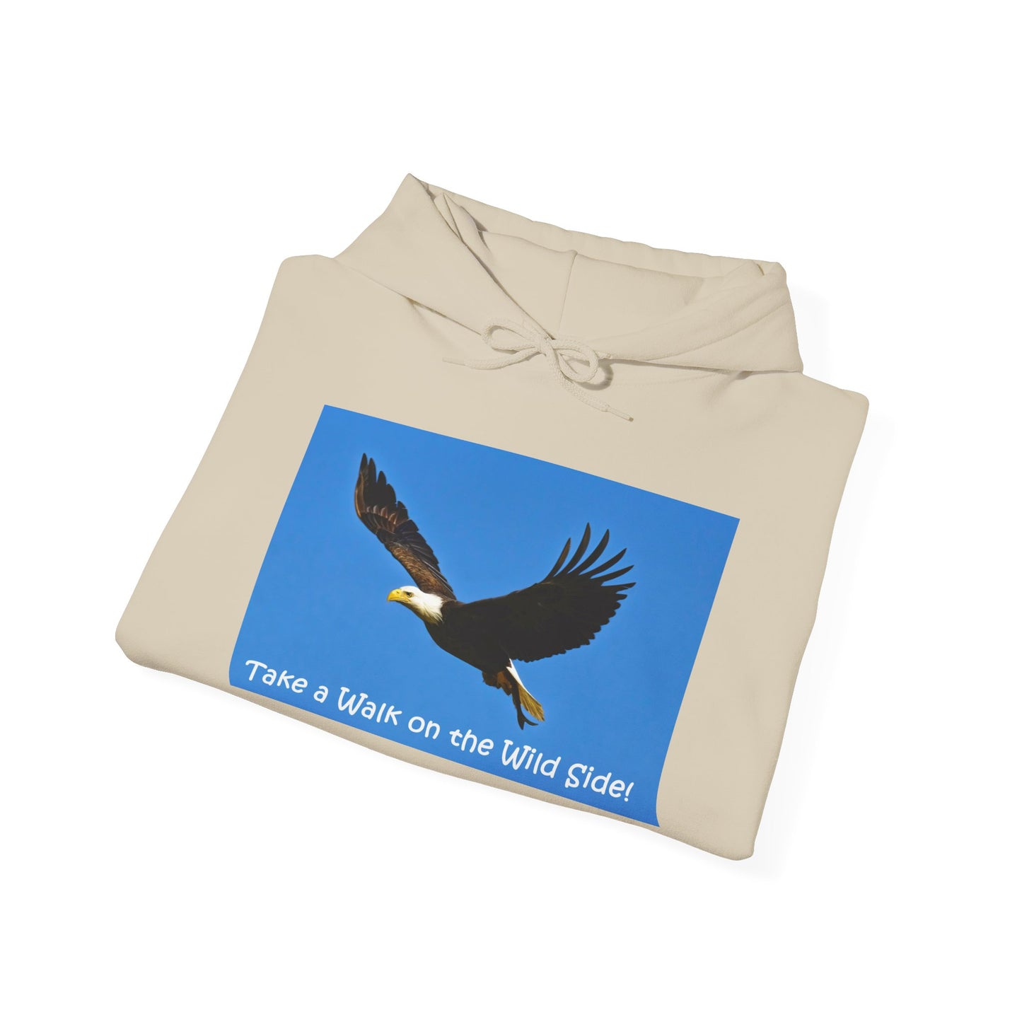 American Bald Eagle in Flight - Heavy Blend™ Hooded Sweatshirt