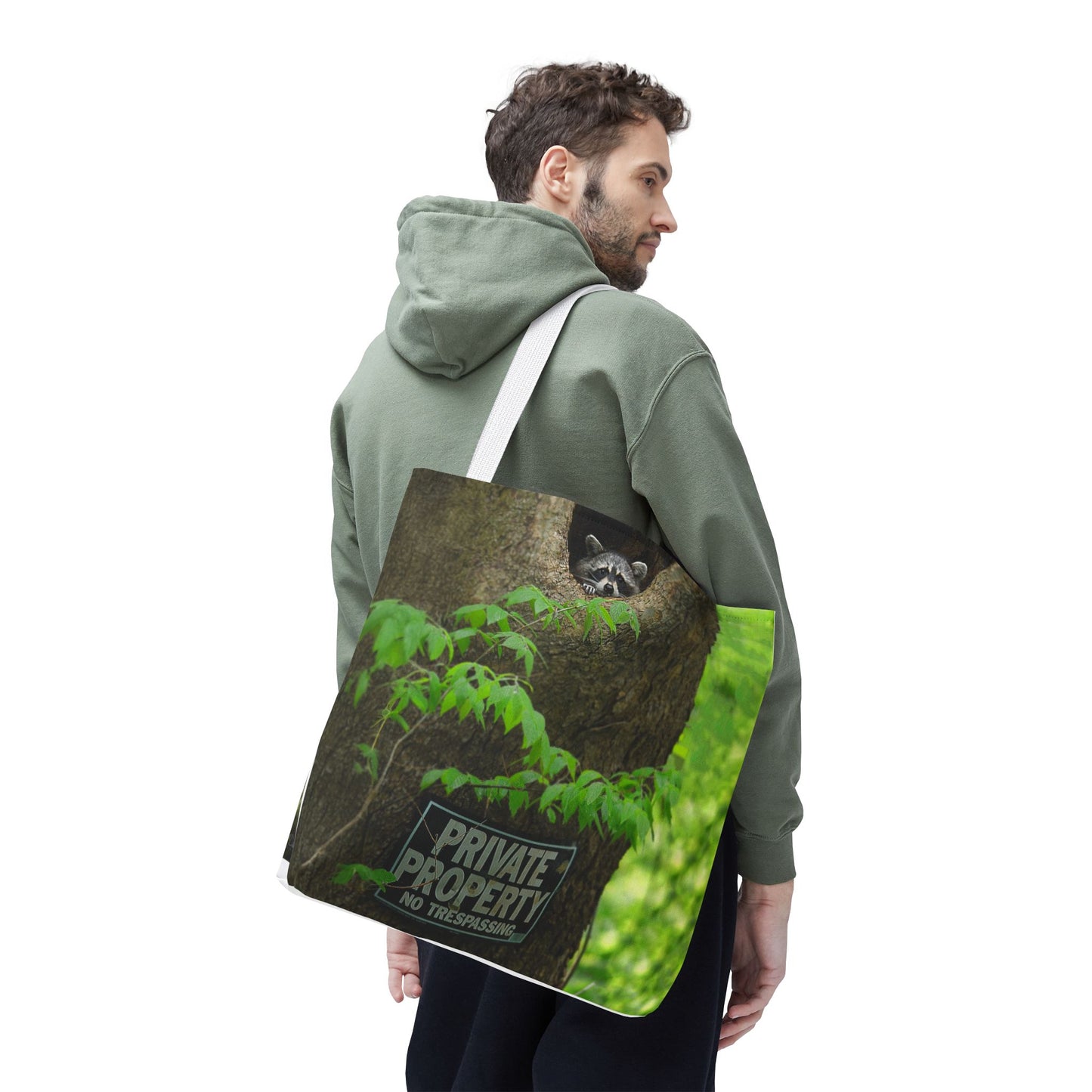 Whimsical Raccoon Tote Bag – Nature Lover’s Eco-Friendly Bag