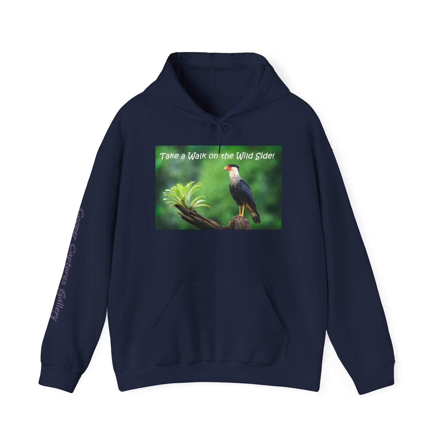 Costa Rican Crested Caracara - Heavy Blend™ Hooded Sweatshirt