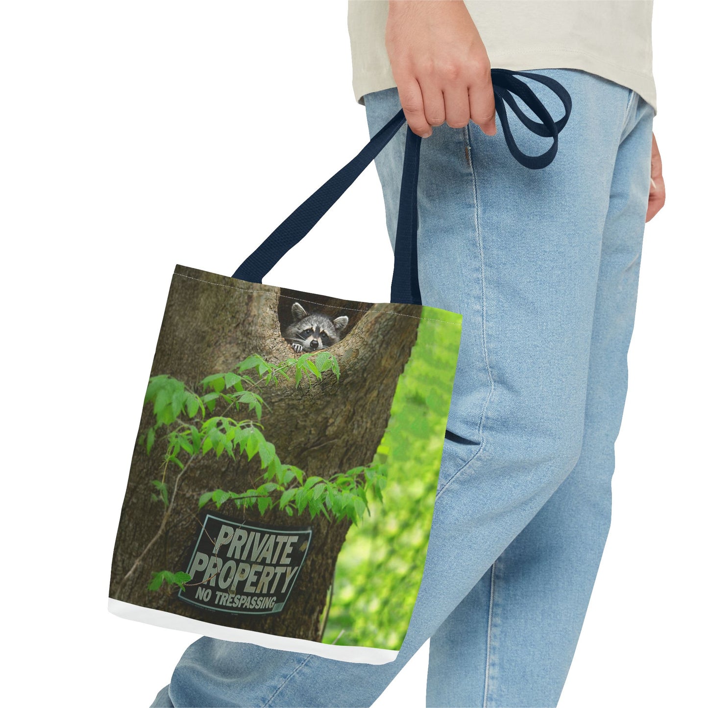 Whimsical Raccoon Tote Bag – Nature Lover’s Eco-Friendly Bag