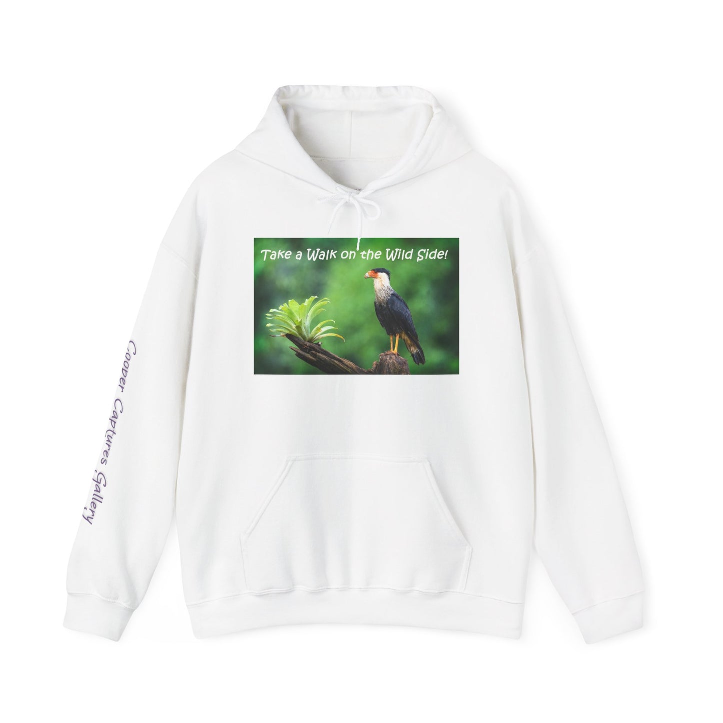 Costa Rican Crested Caracara - Heavy Blend™ Hooded Sweatshirt