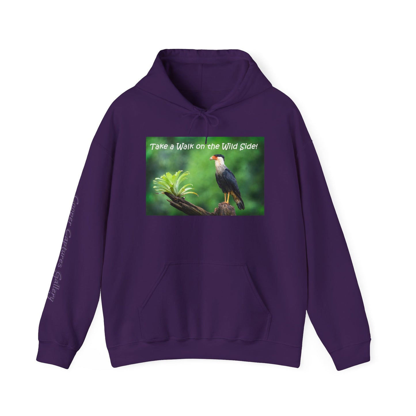 Costa Rican Crested Caracara - Heavy Blend™ Hooded Sweatshirt