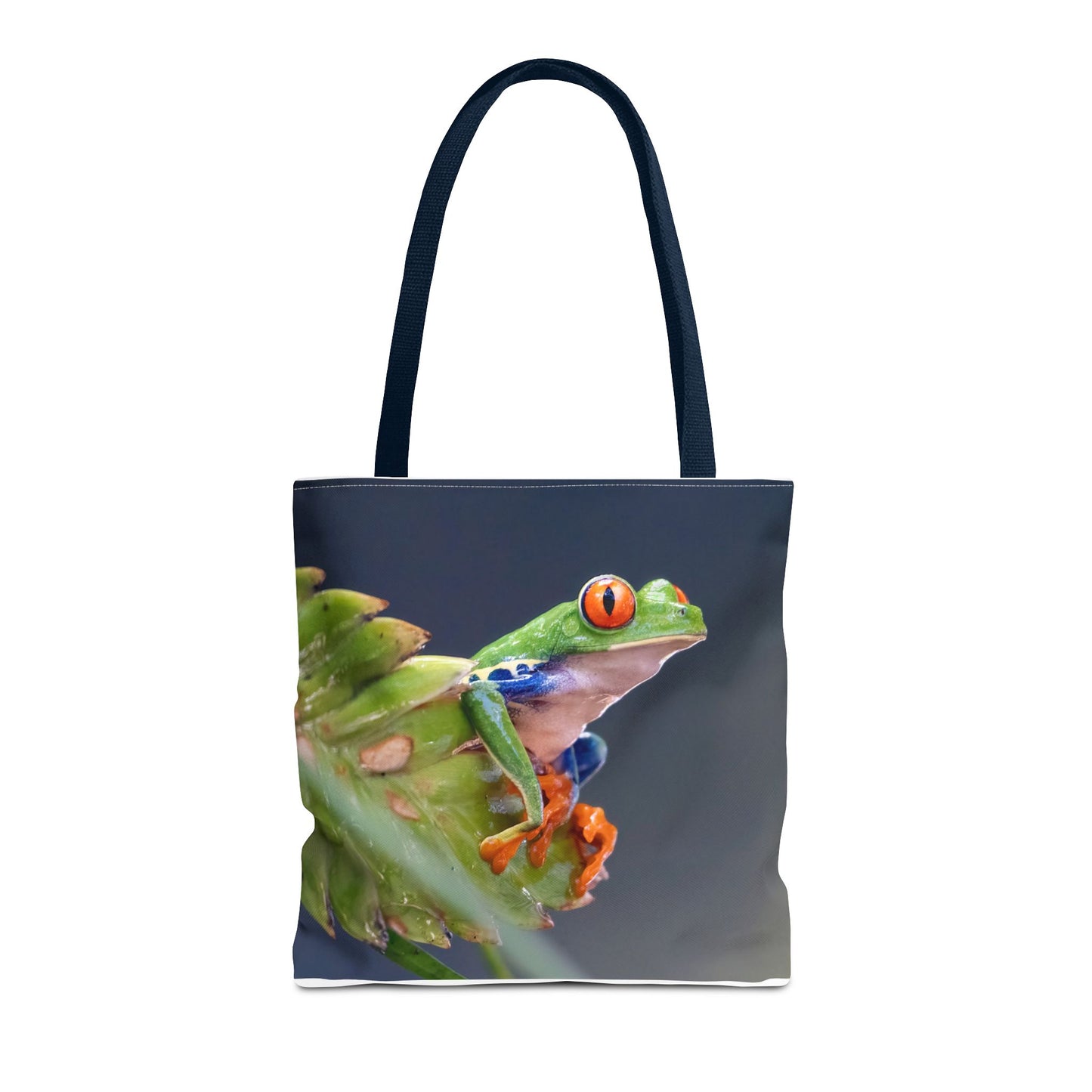 Colorful Frog Tote Bag - Eco-Friendly Wildlife Lover's Accessory