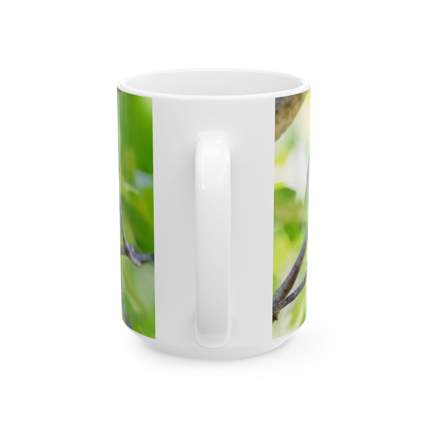 Bluebird pair - White interior mug