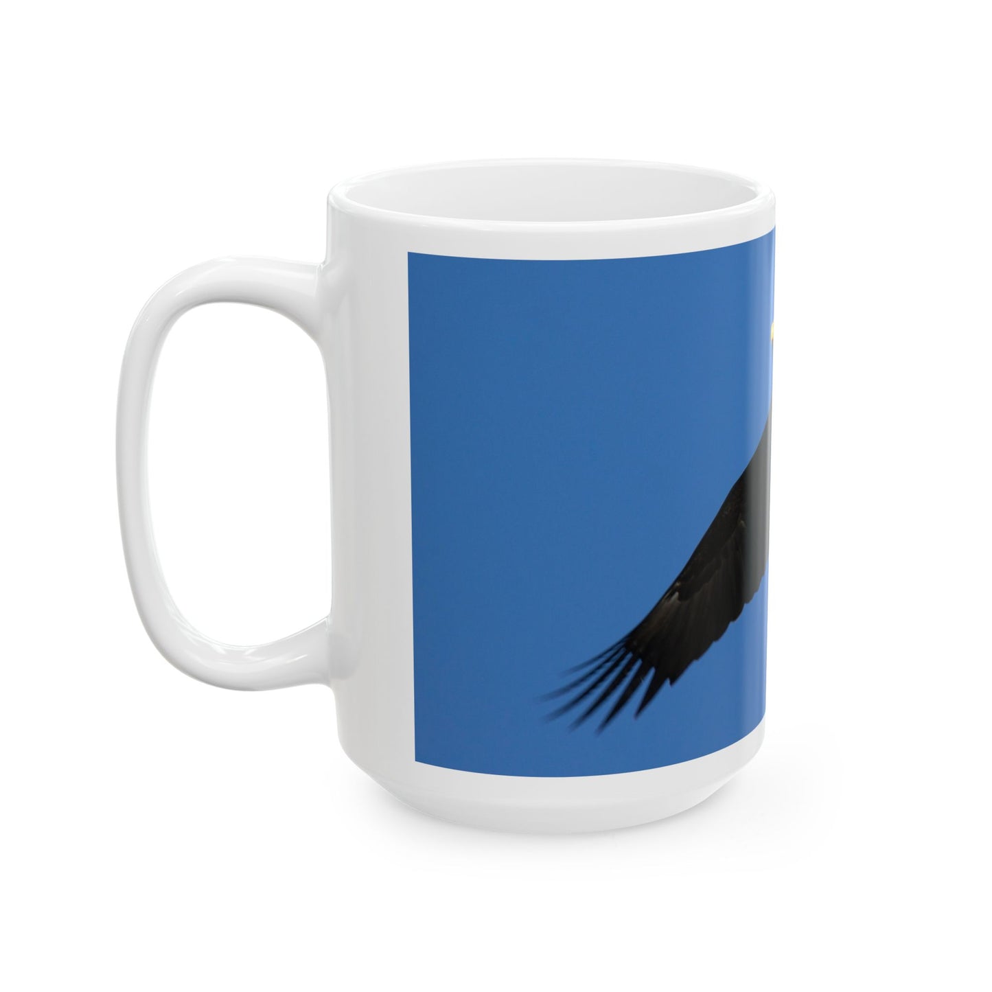 American Bald Eagle - White interior mug