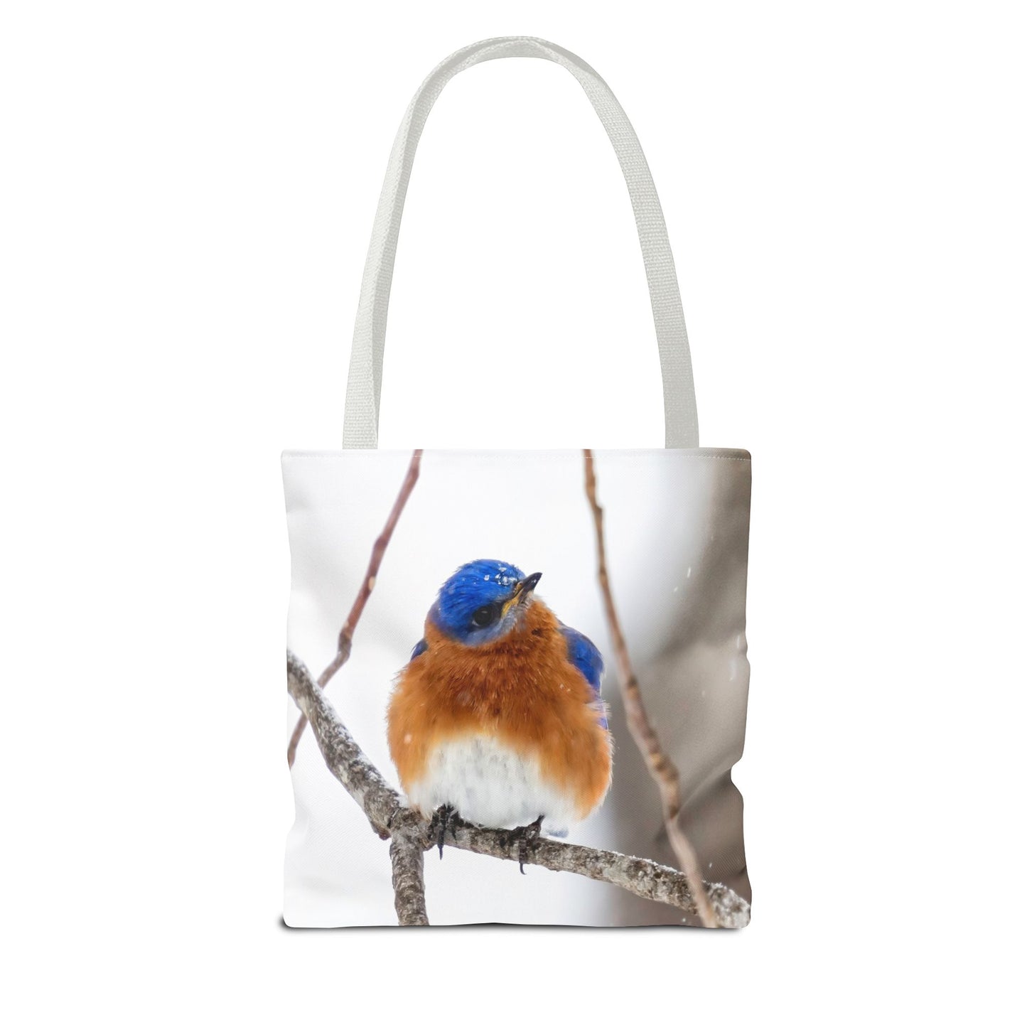 Bluebirds Tote Bag - Nature-Inspired Eco-Friendly Shopping Bag