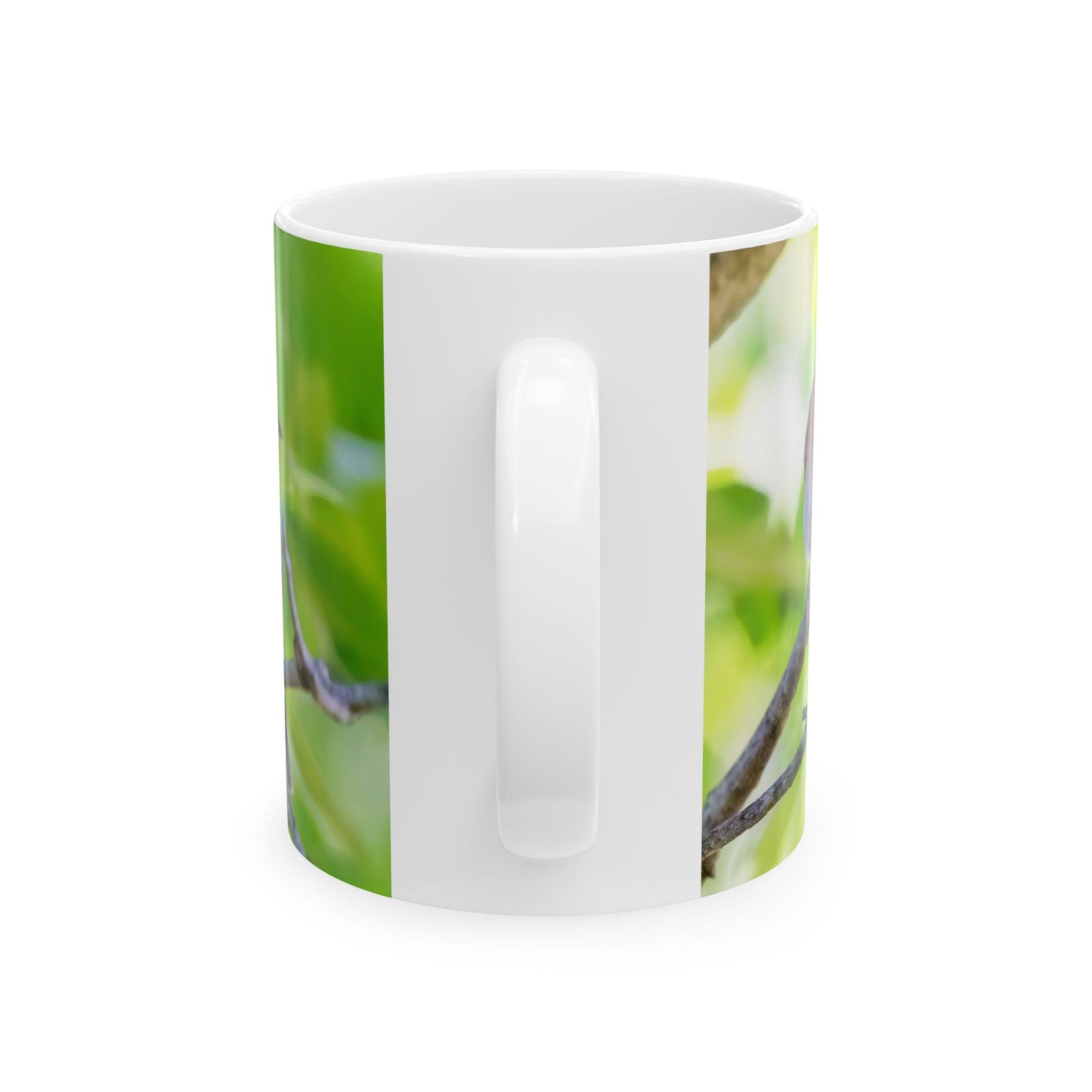 Bluebird pair - White interior mug