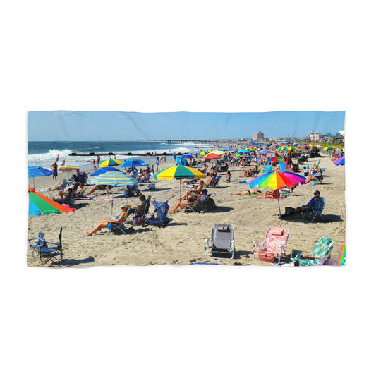 Beach Scene Beach Towel
