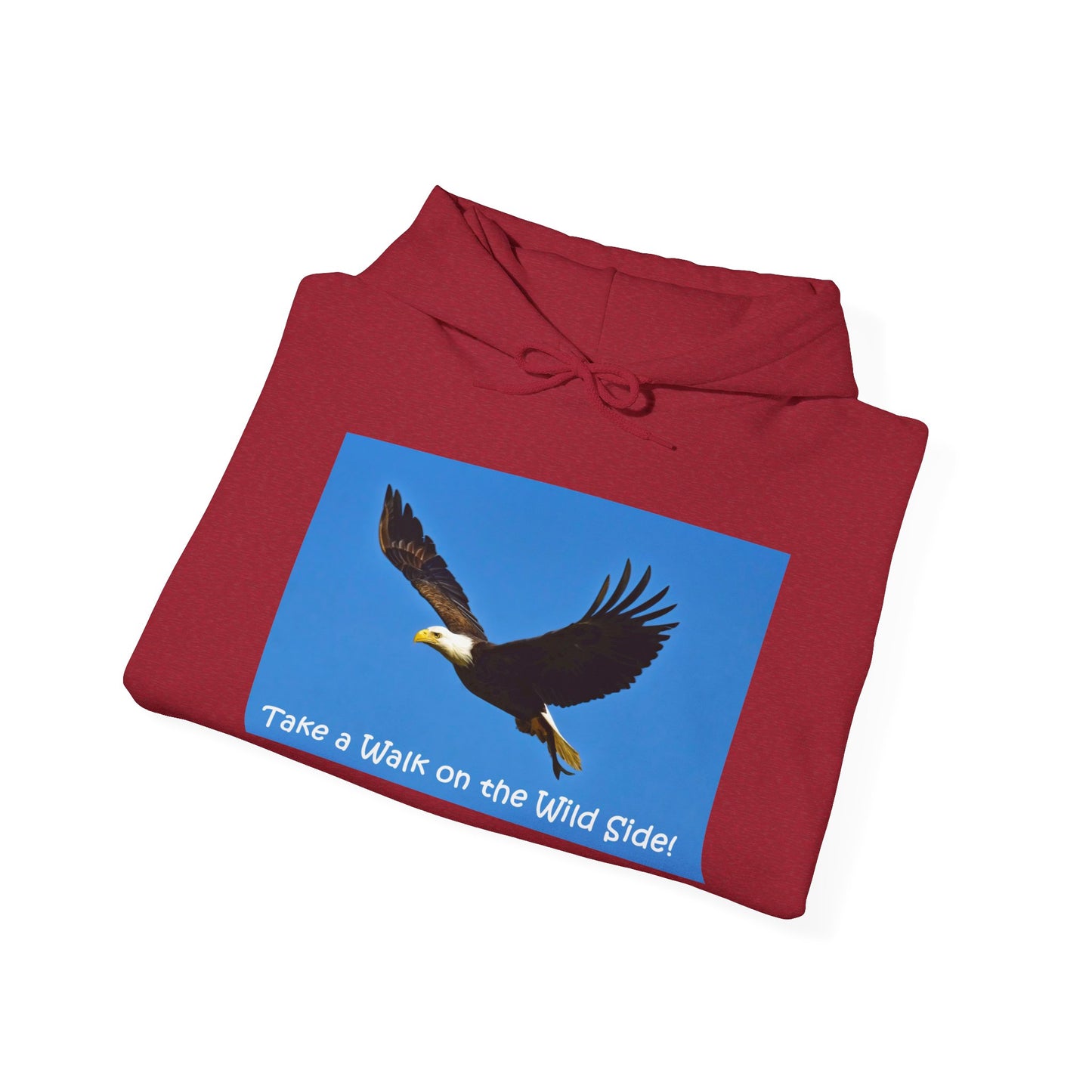 American Bald Eagle in Flight - Heavy Blend™ Hooded Sweatshirt