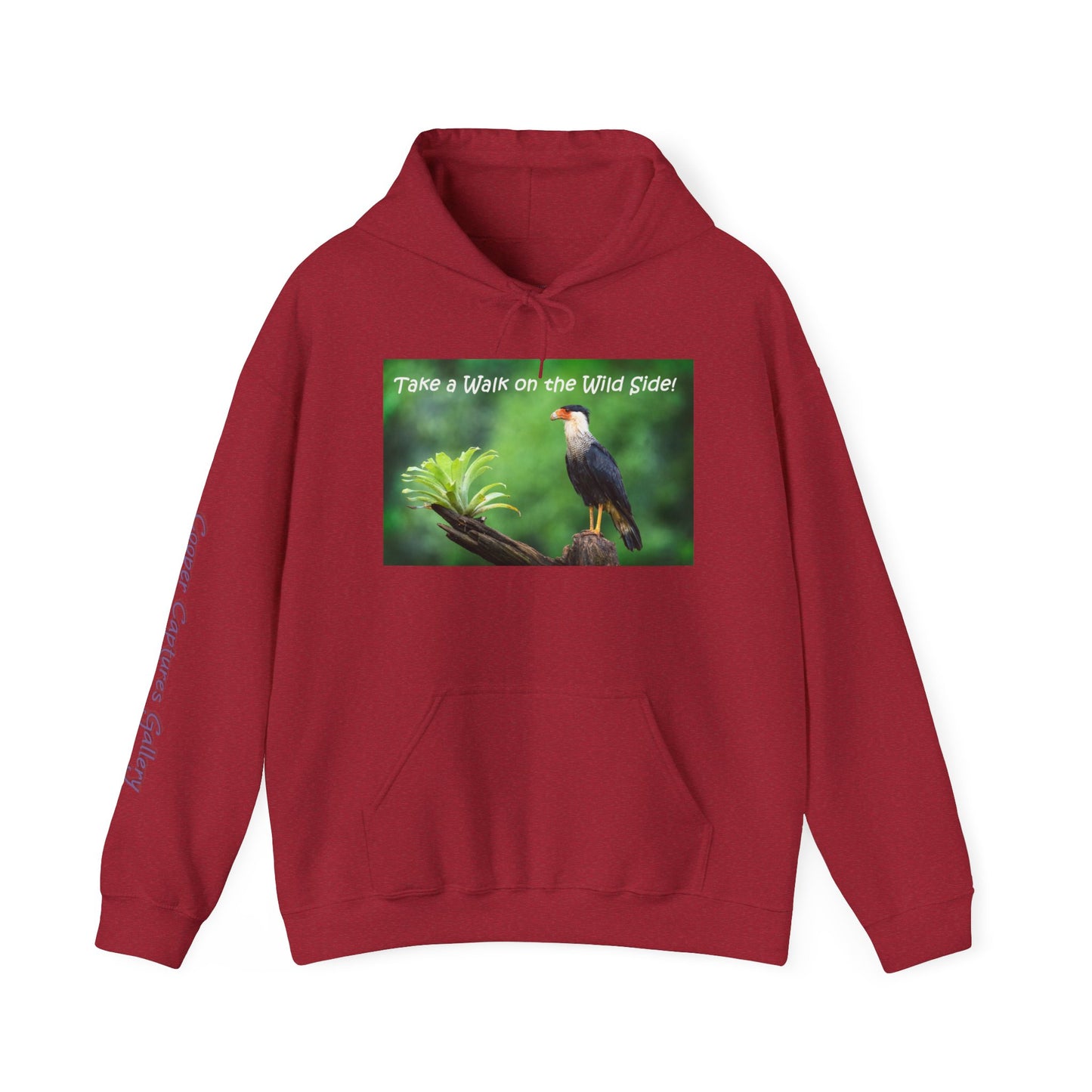 Costa Rican Crested Caracara - Heavy Blend™ Hooded Sweatshirt