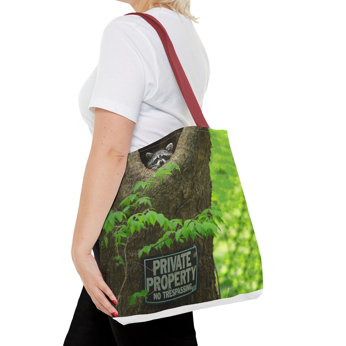 Whimsical Raccoon Tote Bag – Nature Lover’s Eco-Friendly Bag