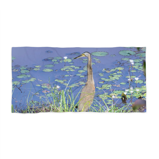Heron Paradise Beach Towel