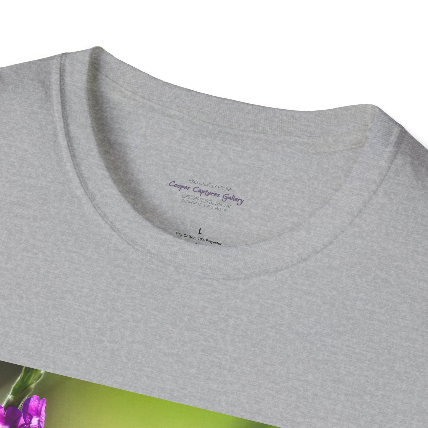 Costa Rican Rufous-tailed hummingbird in flight - T-shirt