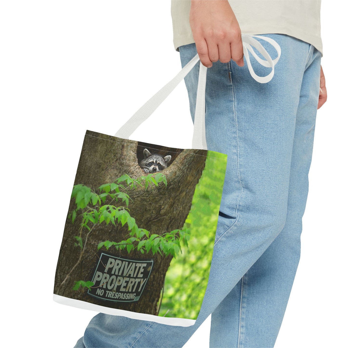Whimsical Raccoon Tote Bag – Nature Lover’s Eco-Friendly Bag