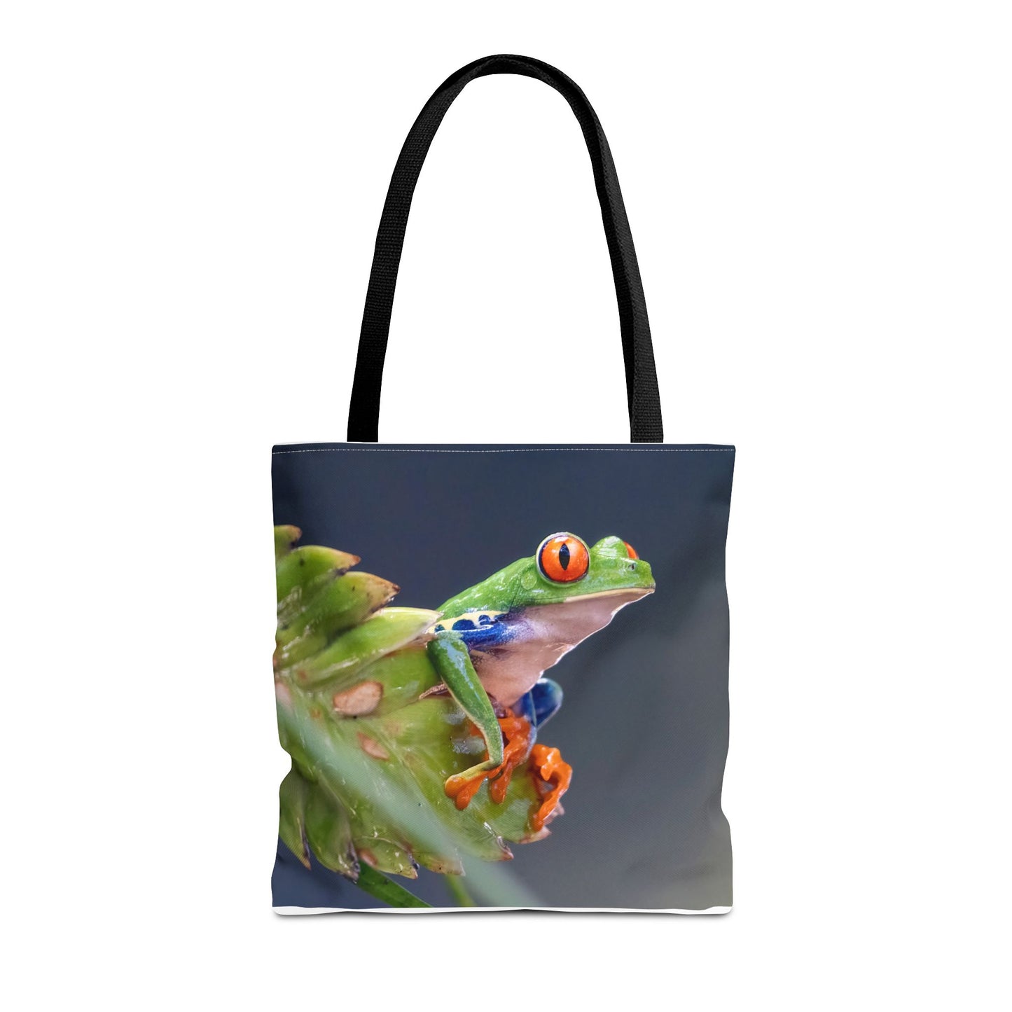 Colorful Frog Tote Bag - Eco-Friendly Wildlife Lover's Accessory