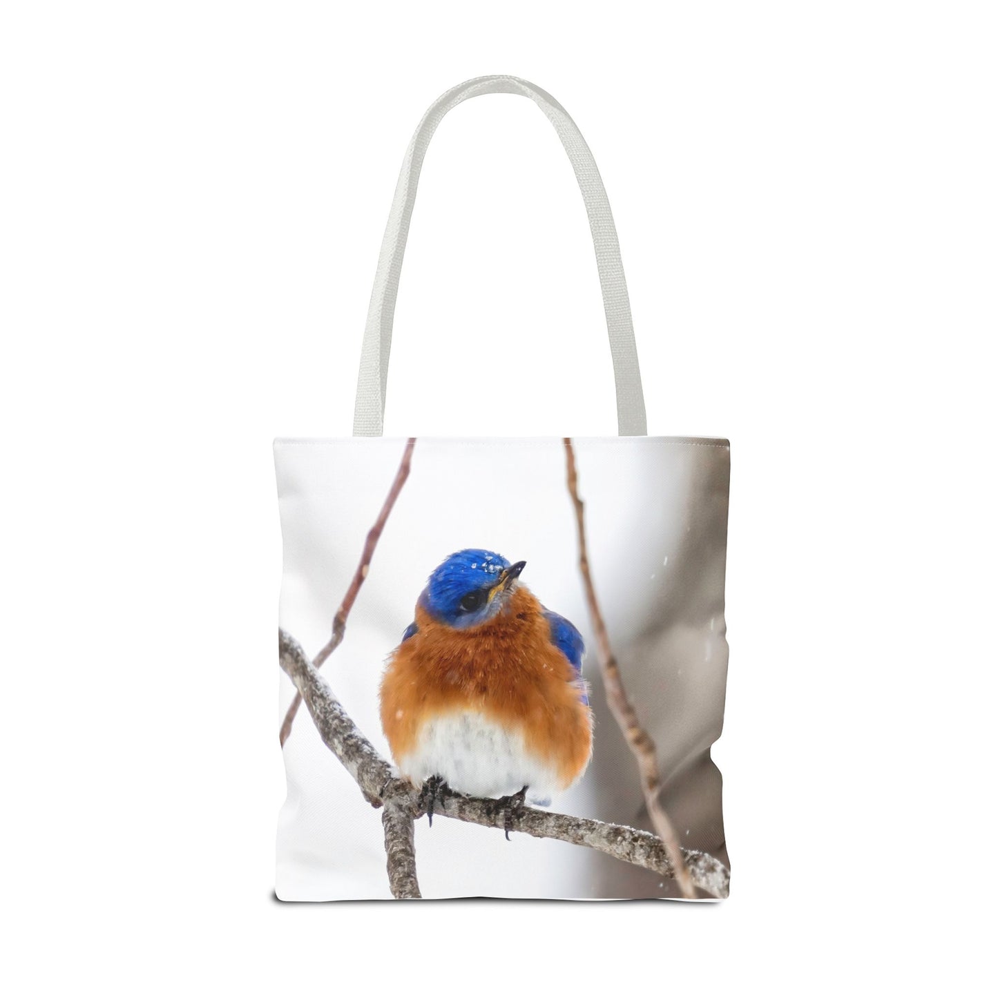 Bluebirds Tote Bag - Nature-Inspired Eco-Friendly Shopping Bag