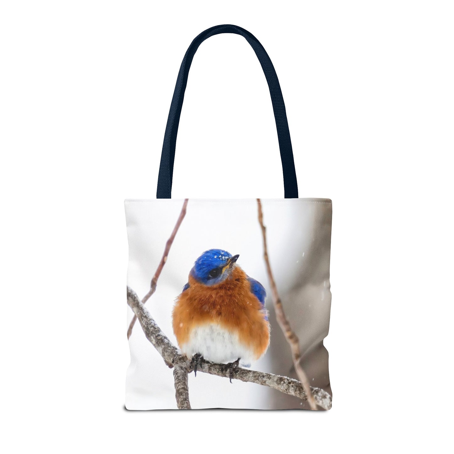 Bluebirds Tote Bag - Nature-Inspired Eco-Friendly Shopping Bag