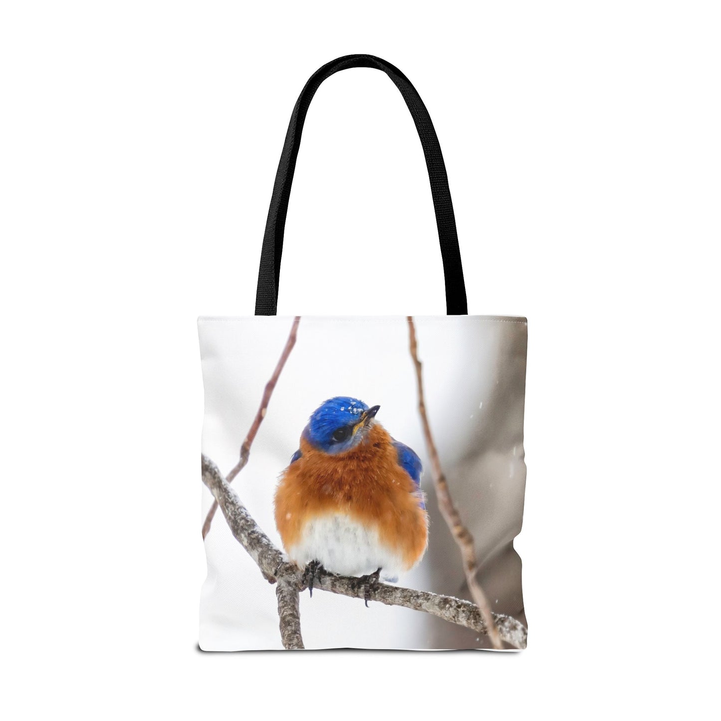 Bluebirds Tote Bag - Nature-Inspired Eco-Friendly Shopping Bag