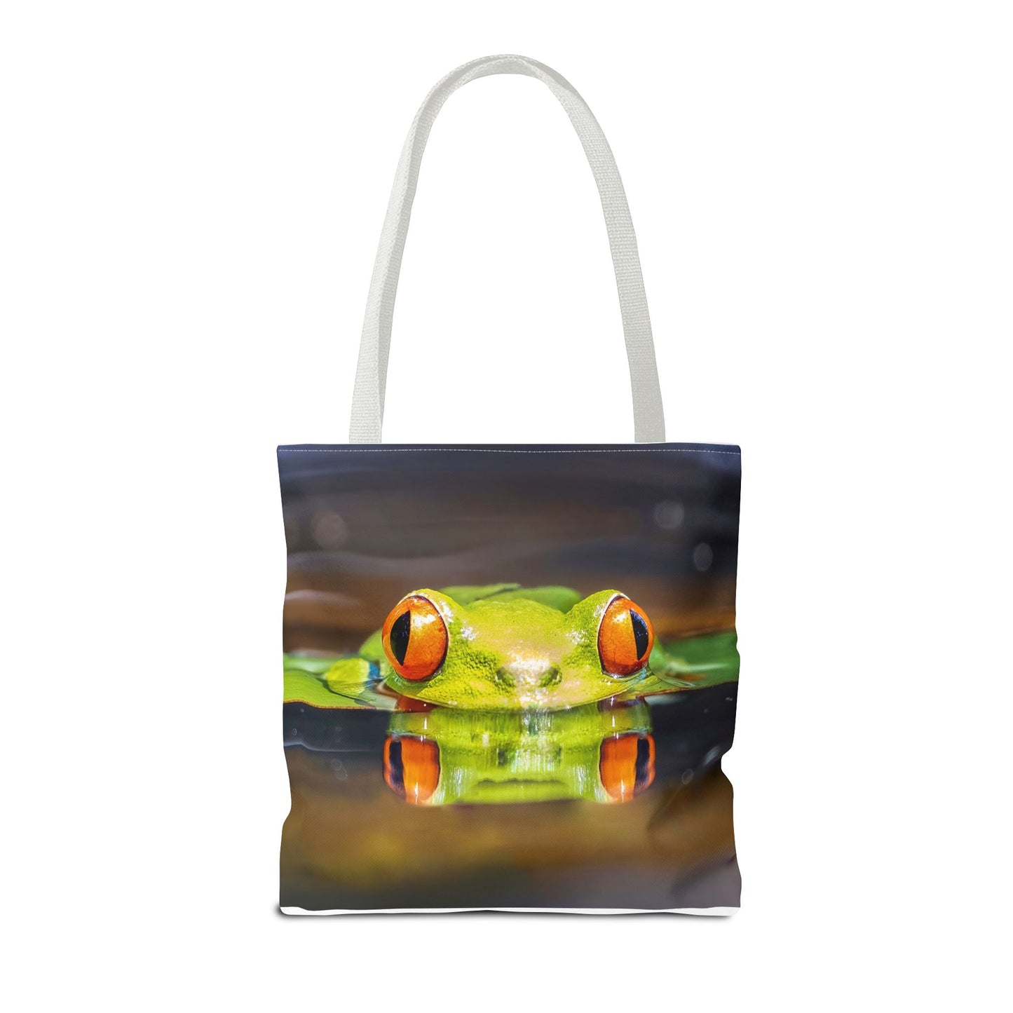 Colorful Frog Tote Bag - Eco-Friendly Wildlife Lover's Accessory