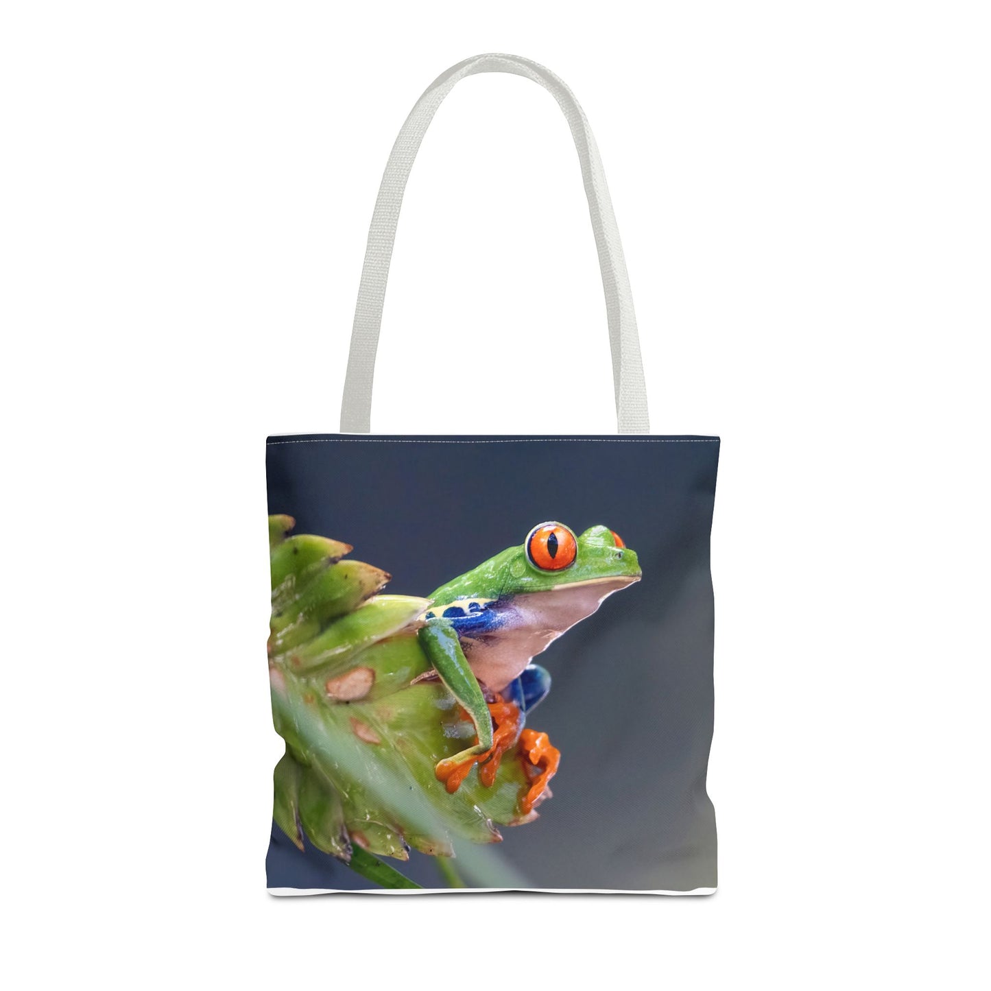 Colorful Frog Tote Bag - Eco-Friendly Wildlife Lover's Accessory