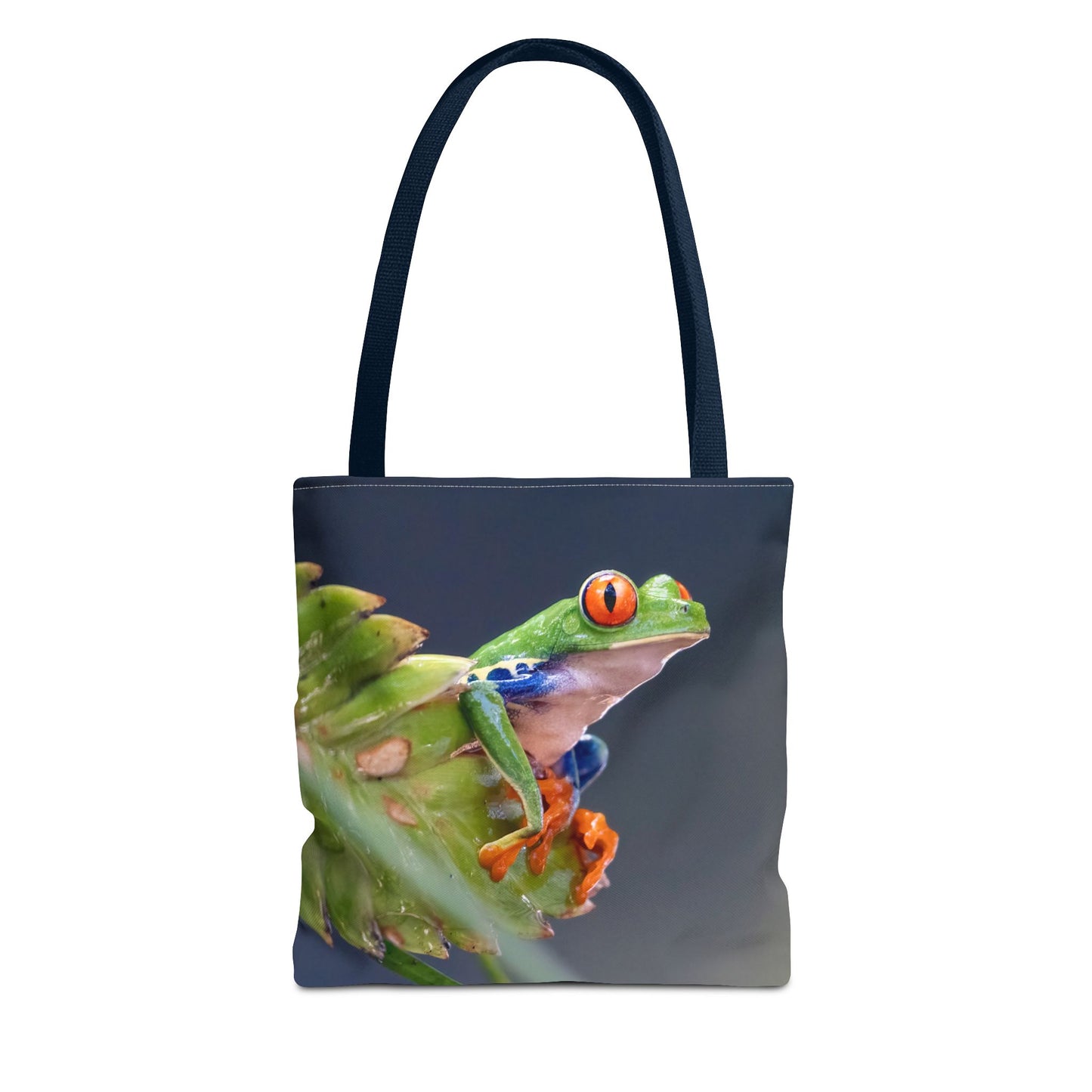 Colorful Frog Tote Bag - Eco-Friendly Wildlife Lover's Accessory