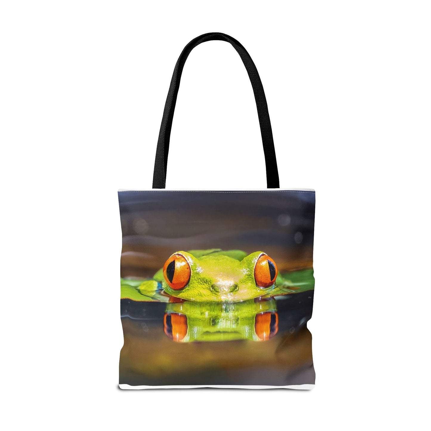 Colorful Frog Tote Bag - Eco-Friendly Wildlife Lover's Accessory