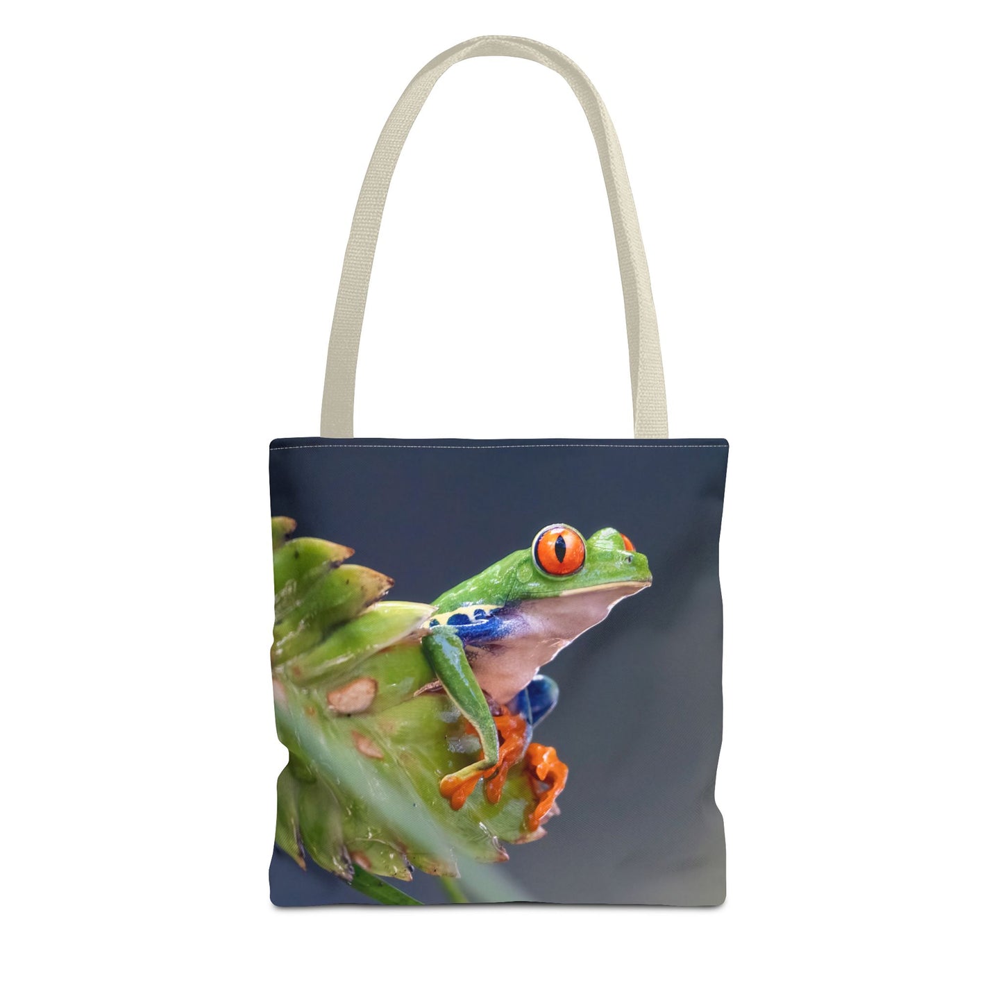 Colorful Frog Tote Bag - Eco-Friendly Wildlife Lover's Accessory