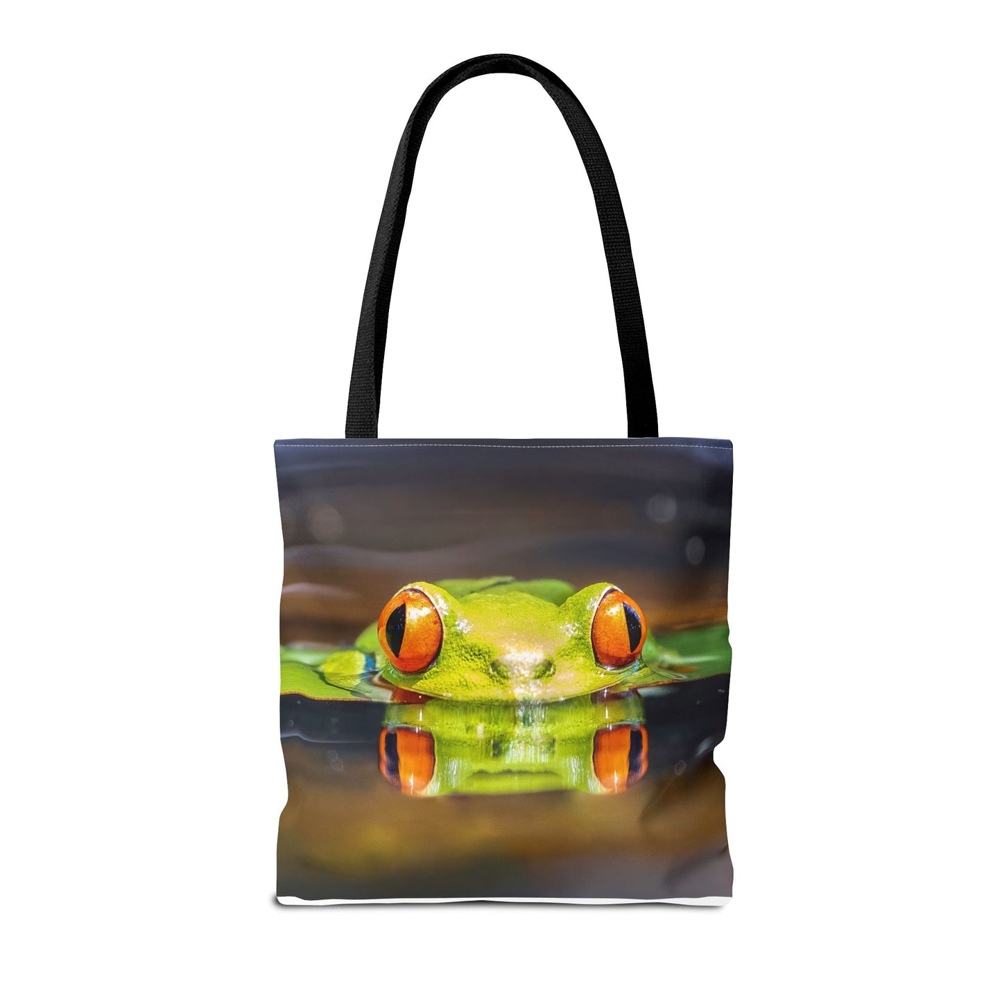 Colorful Frog Tote Bag - Eco-Friendly Wildlife Lover's Accessory