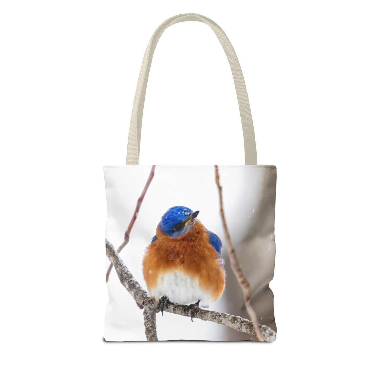 Bluebirds Tote Bag - Nature-Inspired Eco-Friendly Shopping Bag