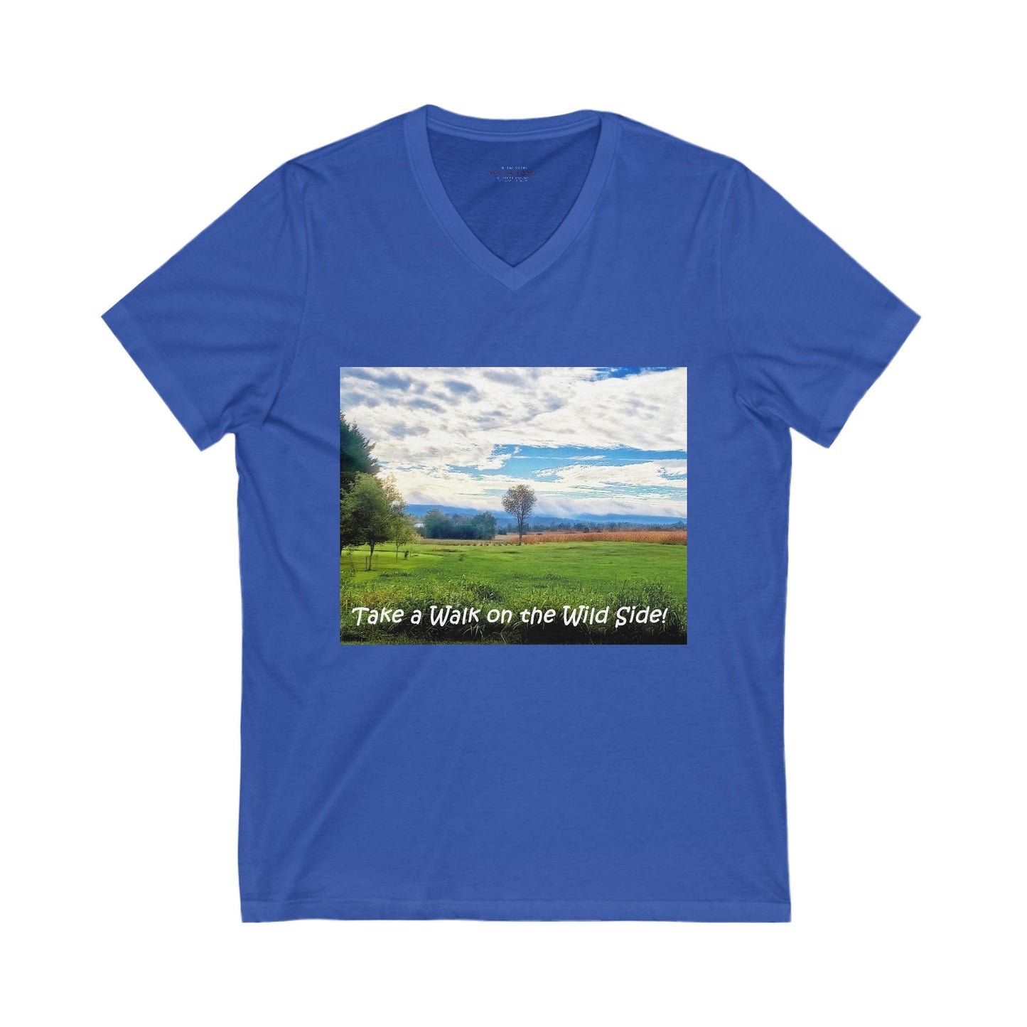 Sunrise sky in spring - V-Neck Tee-Shirt