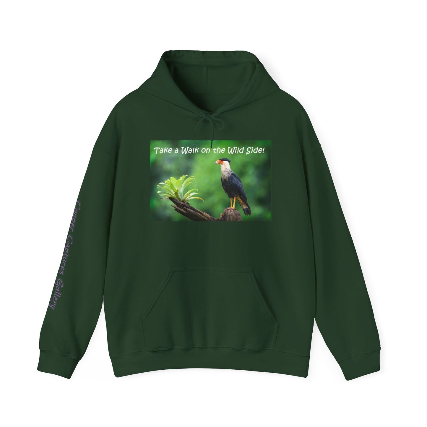Costa Rican Crested Caracara - Heavy Blend™ Hooded Sweatshirt