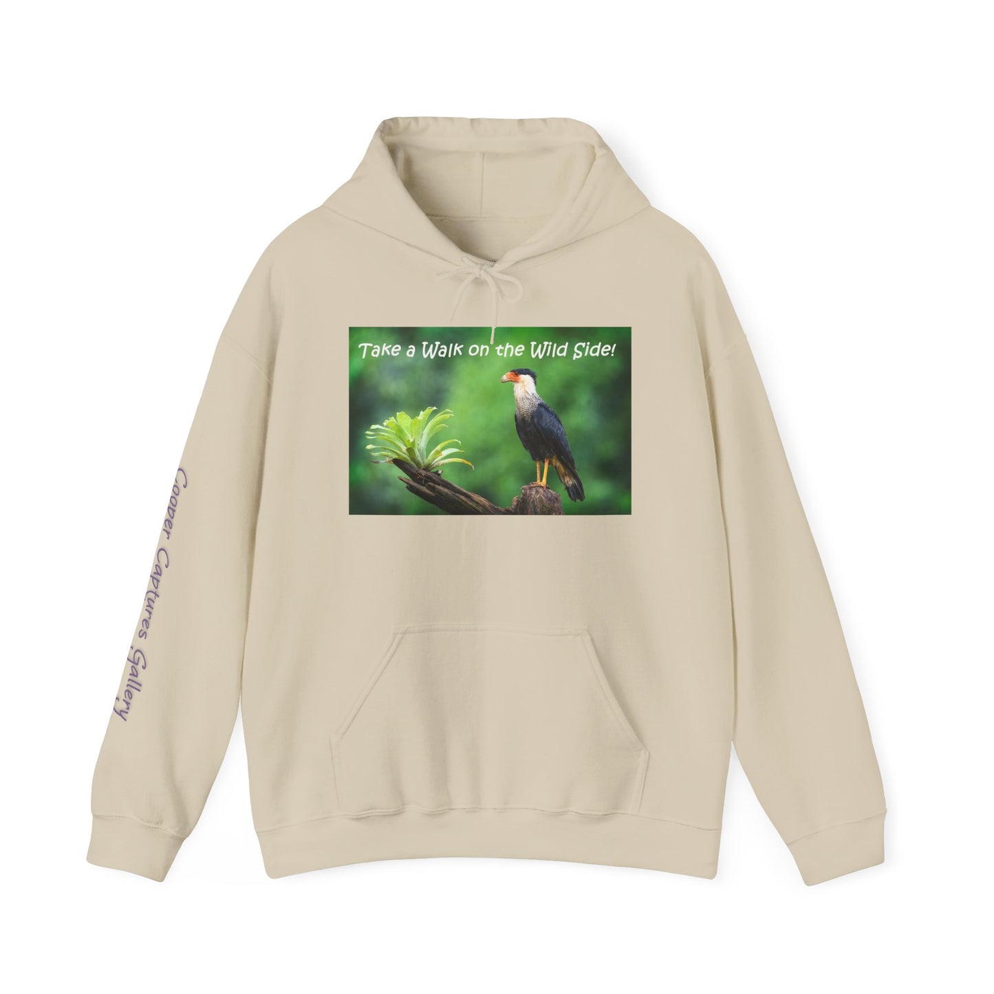 Costa Rican Crested Caracara - Heavy Blend™ Hooded Sweatshirt