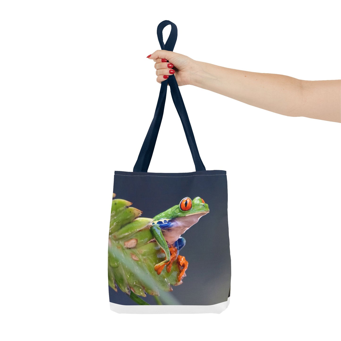 Colorful Frog Tote Bag - Eco-Friendly Wildlife Lover's Accessory