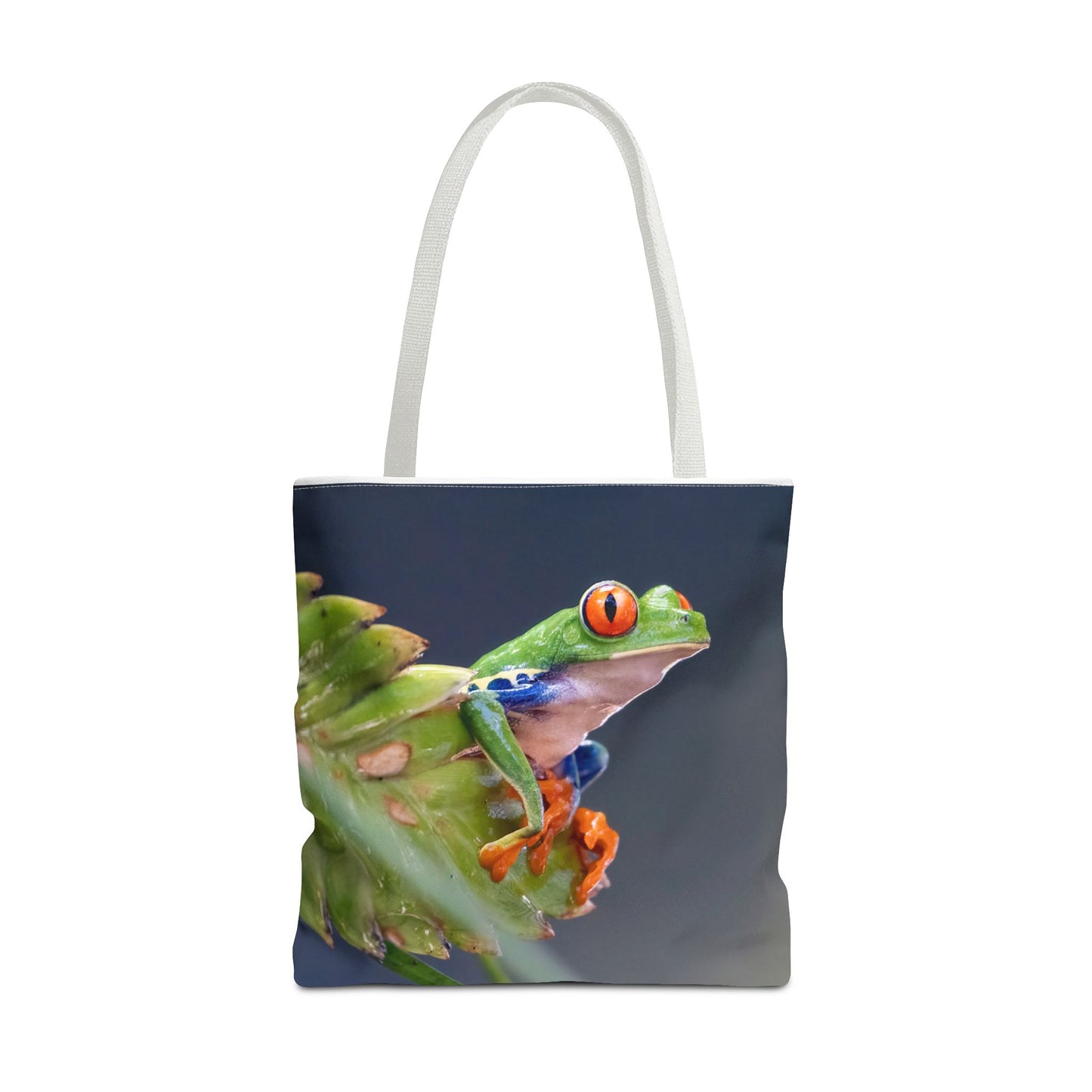Colorful Frog Tote Bag - Eco-Friendly Wildlife Lover's Accessory
