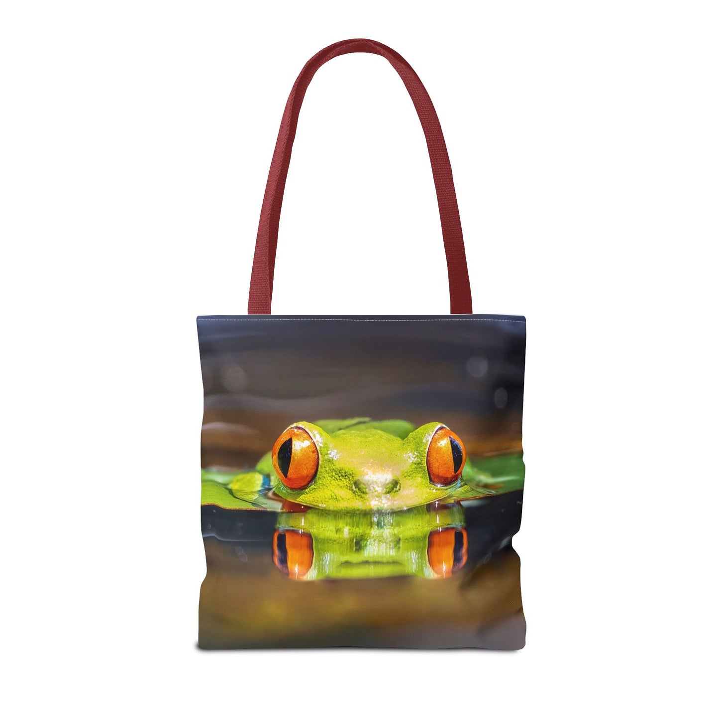 Colorful Frog Tote Bag - Eco-Friendly Wildlife Lover's Accessory