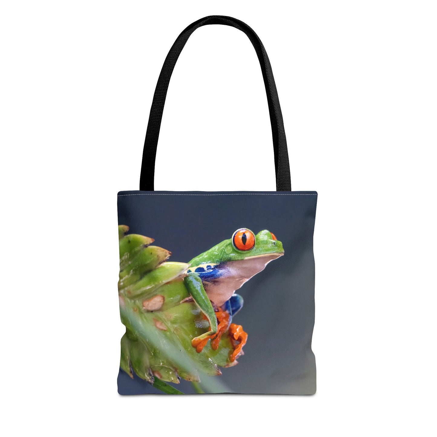 Colorful Frog Tote Bag - Eco-Friendly Wildlife Lover's Accessory
