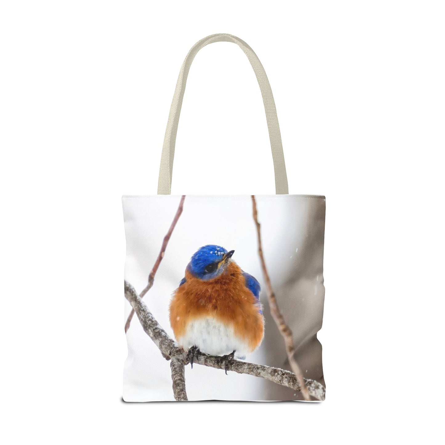 Bluebirds Tote Bag - Nature-Inspired Eco-Friendly Shopping Bag