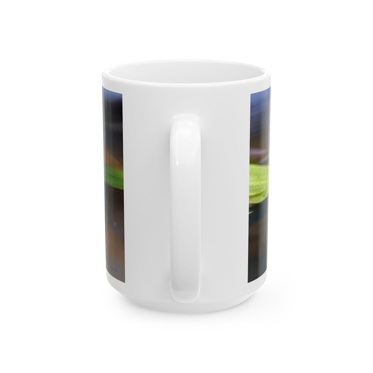 Red-Eyed Tree Frog - White interior mug