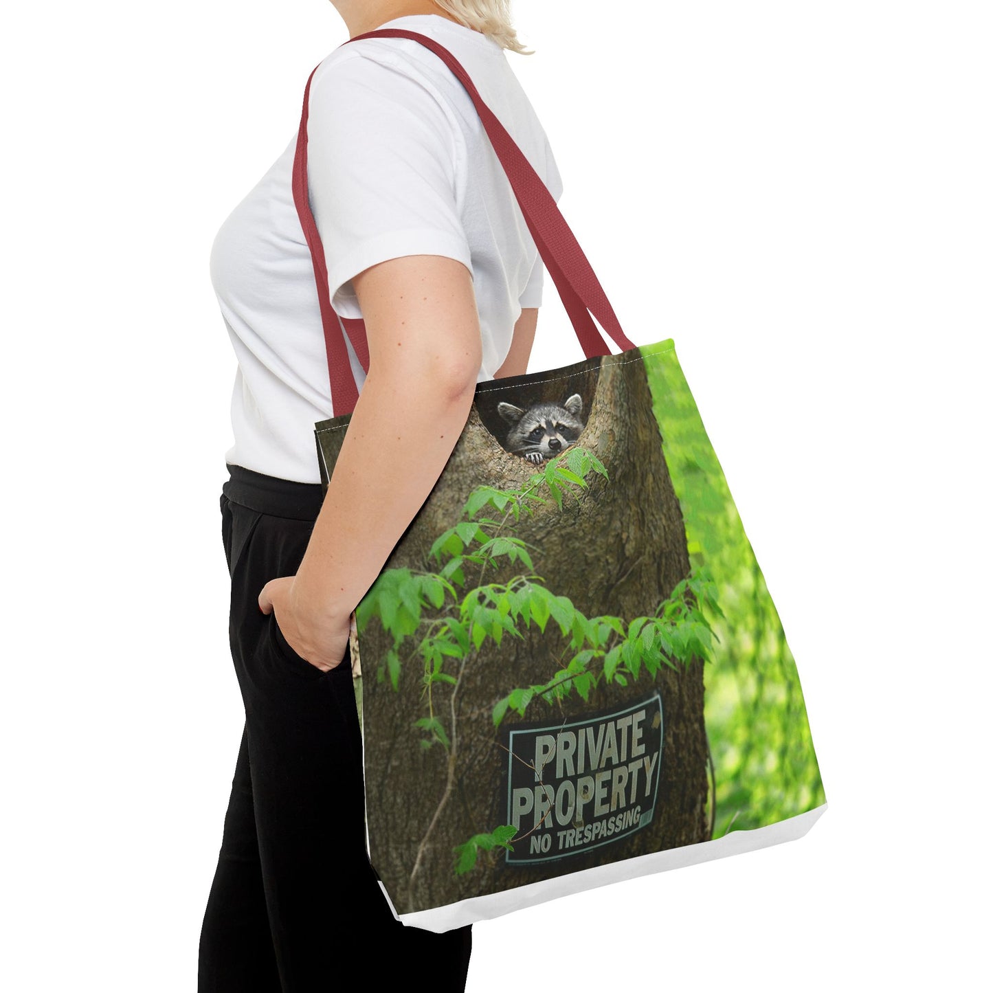Whimsical Raccoon Tote Bag – Nature Lover’s Eco-Friendly Bag